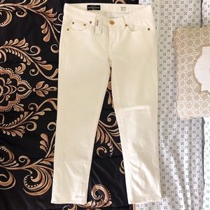 J. Crew cropped matchstick jeans, size 27